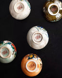 Kutani Five Blossoms Tea Cup Collection