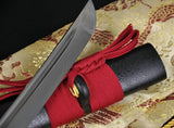 Handmade 41"  Folded Steel Red Handle Tokugawa